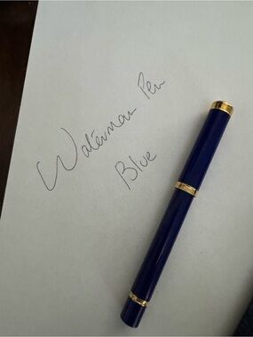 Waterman Lady Charlotte Mini Rollerball Pen Blue w/ Case